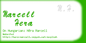 marcell hera business card