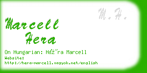 marcell hera business card